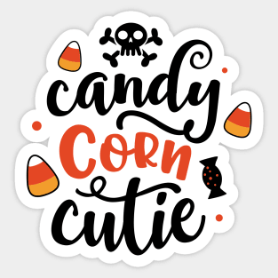 Candy Corn Cutie Sticker